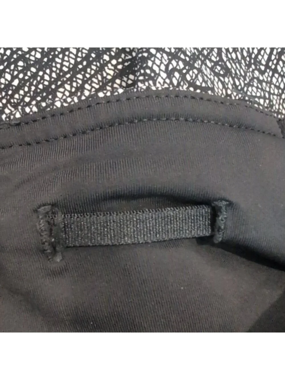 Lululemon Pace Rival Crop Line Up White Black / Black
